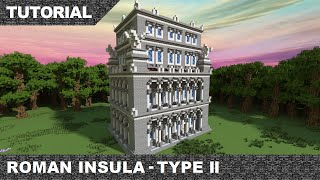 Minecraft Roman Insula Tutorial amp Download Type 2 [upl. by Caassi187]