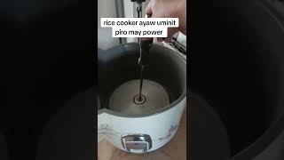 rice cooker ayaw uminit piro may power youtubeshorts April 8 2024 [upl. by Skippy189]