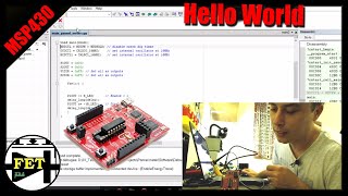 MSP430G2553 programming tutorial  Blink an LED [upl. by Stephannie]