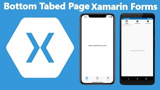 Bottom Tabed Page  Xamarin Forms [upl. by Calisa347]