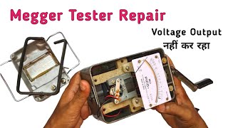 Megger Meter Repair  How to repair Insulation Meter Tester [upl. by Mcgaw]