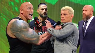 The Rock slaps Cody Rhodes full video in hindi [upl. by Jandy]