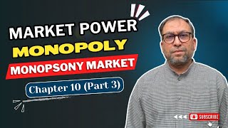 Market Power Monopoly and Monopsony  Chapter 10 [upl. by Acceb]