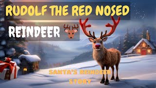 Rudolf The Red Nosed Reindeer🦌 Christmas Stories  Santas Reindeer Story  Short Stories for Kids [upl. by Ho]