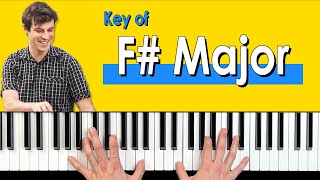 F Sharp Major Scale  Fingering and Chords for Piano [upl. by Darn555]