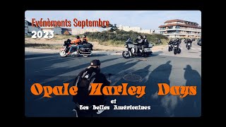 Les Belles Américaines et pétage de durite Opale Harley Days 2023 [upl. by Herrah608]