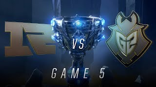 RNG vs G2  Quarterfinal Game 5  World Championship  Royal Never Give Up vs G2 Esports 2018 [upl. by Naut790]