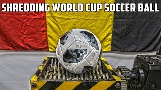 Shredding The World Cup Football Ball [upl. by Enirhtac898]