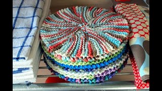 Knitting the Crazy Eights Dishcloth [upl. by Essirehc683]