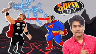 Superman VS Thor Supercity [upl. by Mannos]