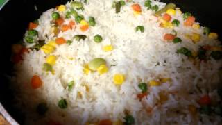 Receta de arroz chino con carne de cerdo [upl. by Remled]