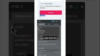 How to create sticky scroll in Bubbleio tutorial bubble nocode [upl. by Tigdirb]