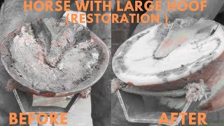 Shire Horse Complete restoration Shire Horse Restoration Compilation shirehorse huge massivehoof [upl. by Yanaton]