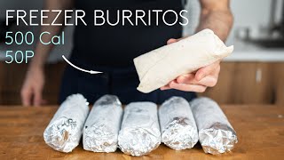 Meal Prep Burritos for the Freezer Low Calorie High Protein [upl. by Adnoloy301]