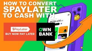 How to Convert SPayLater to Cash  SPayLater to OwnBank  DigitalGuidePh [upl. by Nahpos]