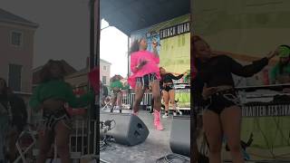 TheQueenDivaTV is the Queen that WILL make you bounce at French Quarter Festival 2024 in Nola [upl. by Letnahc343]