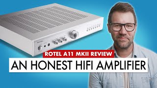 A GREAT AMPLIFIER to Get Started in HIFI  ROTEL A11 MKII Review [upl. by Bauer843]