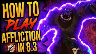 THE WARLOCK DOTS AFFLICTION Warlock 83 GUIDE [upl. by Frendel]