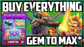 Builder Hall 10 GEM TO MAX Clash of Clans [upl. by Gabbie]