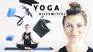 Yoga Anfänger Hilfsmittel  Yogamatte Klotz amp Co  Was braucht man zum Yoga wirklich [upl. by Liamsi]