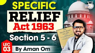 Section 56 Specific relief Act by Aman Om  Study IQ Judiciary [upl. by Richara]