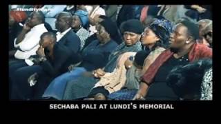 Sechaba Pali at Lundi’s memorial [upl. by Doralia]