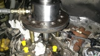 vivaro injector removal at california garage malta [upl. by Eilzel]