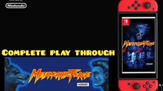 Arcade Archives METAMORPHIC FORCE Switch complete playthrough [upl. by Enyad]