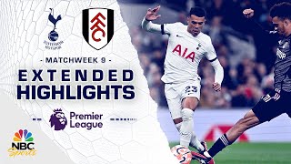 Tottenham Hotspur v Fulham  PREMIER LEAGUE HIGHLIGHTS  10232023  NBC Sports [upl. by Etnovahs]