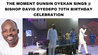 THE MOMENT DUNSIN OYEKAN SINGS  BISHOP DAVID OYEDEPO 70TH BIRTHDAY CELEBRATION [upl. by Eniak297]