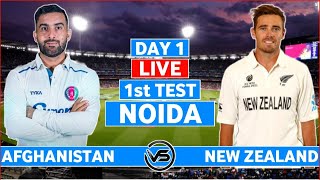 New Zealand vs Afghanistan Only Test Live Scores  NZ vs AFG 1st Test Day 1 Live Scores amp Commentary [upl. by Omer]