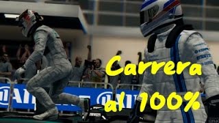 F1 2014 Carrera al 100 GP Abu Dhabi con AsturPTT [upl. by Zorina422]