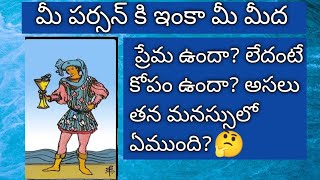 మీ పర్సన్ కి ఇంకా మీ మీద ప్రేమ ఉందా లేదంటే కోపం ఉందా అసలు తన మనసులో ఏముంది🤗💯❤️❤️👍 [upl. by Adihsar]