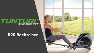 Tunturi Cardio Fit R20 Roeier  Roeimachine  Roeiapparaat NL [upl. by Sweeney335]