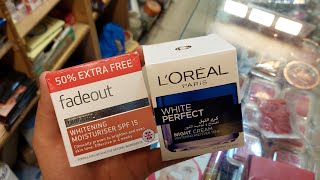 LOREAL White Perfect amp Fadeout Whitening Cream Review  Best For Even Tone Skin [upl. by Klump996]