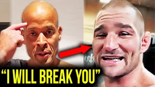 David Goggins REACTS to Strickland Sparring Call Out [upl. by Miculek839]