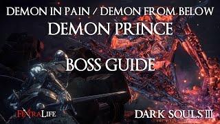 Dark Souls 3 The Ringed City Demon in Pain and Demon From Below Boss Fight Guide [upl. by Notnyw]