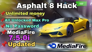 Asphalt 8 Mod APK Unlimited Money All Cars Unlocked Max Pro [upl. by Ynoffit]