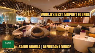 Worlds Best Airport Lounge  Saudi Arabia Alfursan Lounge  Jeddah Airport  Review [upl. by Ellinad185]