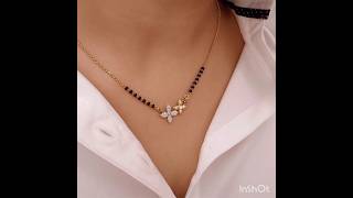 simple mangalsutra ki designs 🤩 neck pandals design for women 😍fashion shortvideo [upl. by Velasco705]