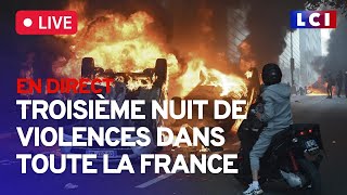 Troisième nuit de violences partout en France  EN DIRECT [upl. by Jeffrey550]