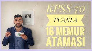 KPSS 70 PUANLA 16 MEMUR ATAMASI SEDDK PERSONEL ALIMI ONLİNE MEMUR ALIMI [upl. by Malley155]