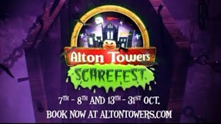 New Alton towers scarefest 2023 Tv advert [upl. by Enoval316]