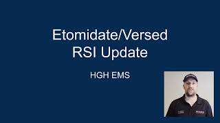 Etomidate  Versed RSI Update [upl. by Nahij928]