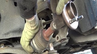 Front wheel bearing replacement  Removal and refitting step by step [upl. by Anon349]