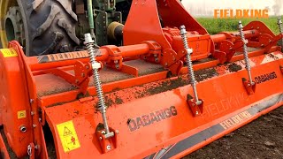 Fieldking Dabangg Rotary Tiller with Heavy Duty Gearbox  Best Rotavator in India [upl. by Arretal]