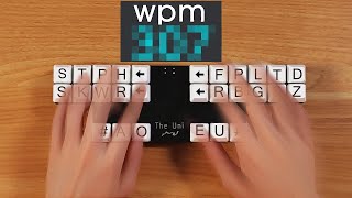 You can type 300 wpm with this keyboard [upl. by Warfeld]