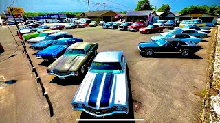 Classic American Muscle Car Lot Inventory Walk 71723 Update Maple Motors USA Rides For Sale [upl. by Ahsenev]