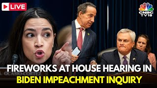 Biden Impeachment Hearing LIVE Fireworks at House Hearing in Joe Biden Impeachment Inquiry  IN18L [upl. by Ailedo346]