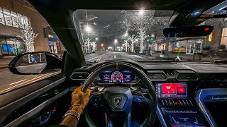 LATE NIGHT MANSORY URUS POV DRIVE [upl. by Corie]